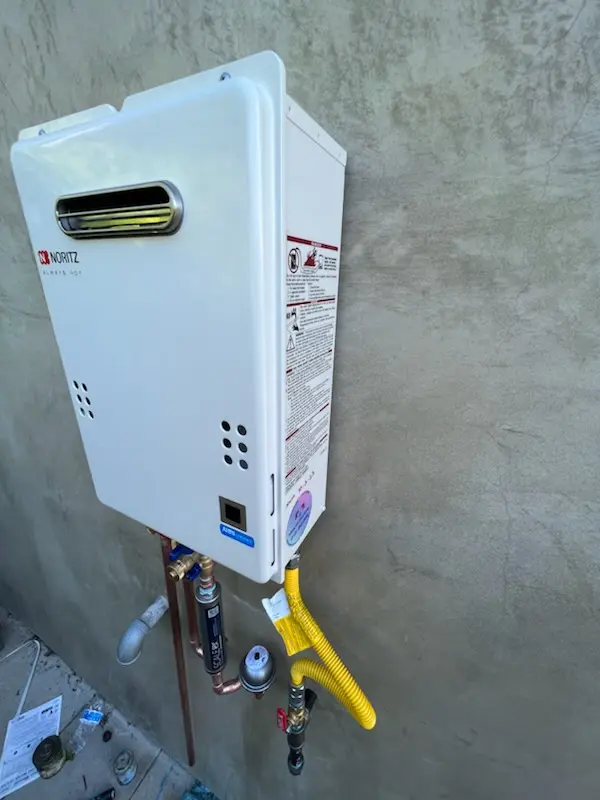 Tankless water heater installation for Lincoln Oaks homes